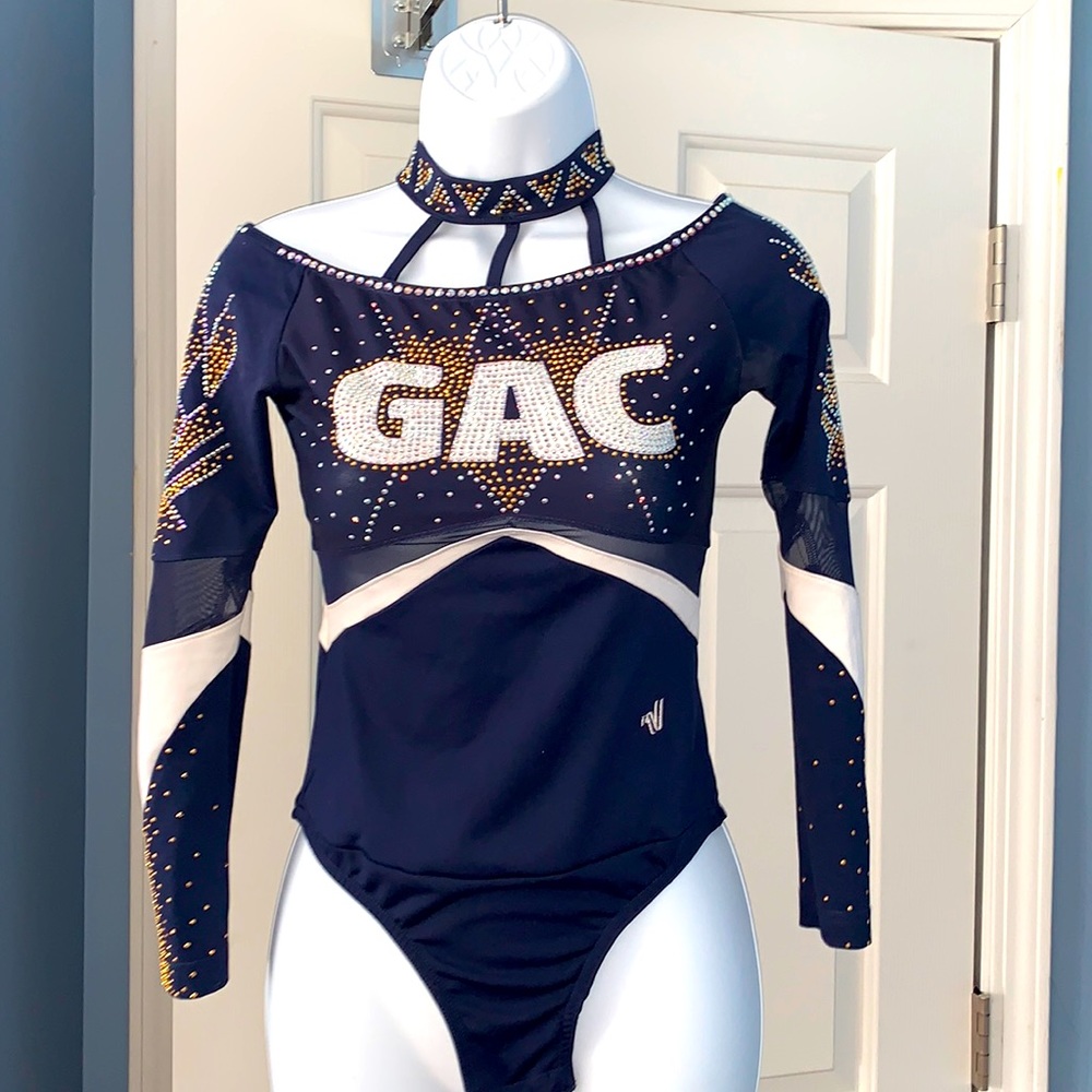 Youth cheerleading leotard. Good condition